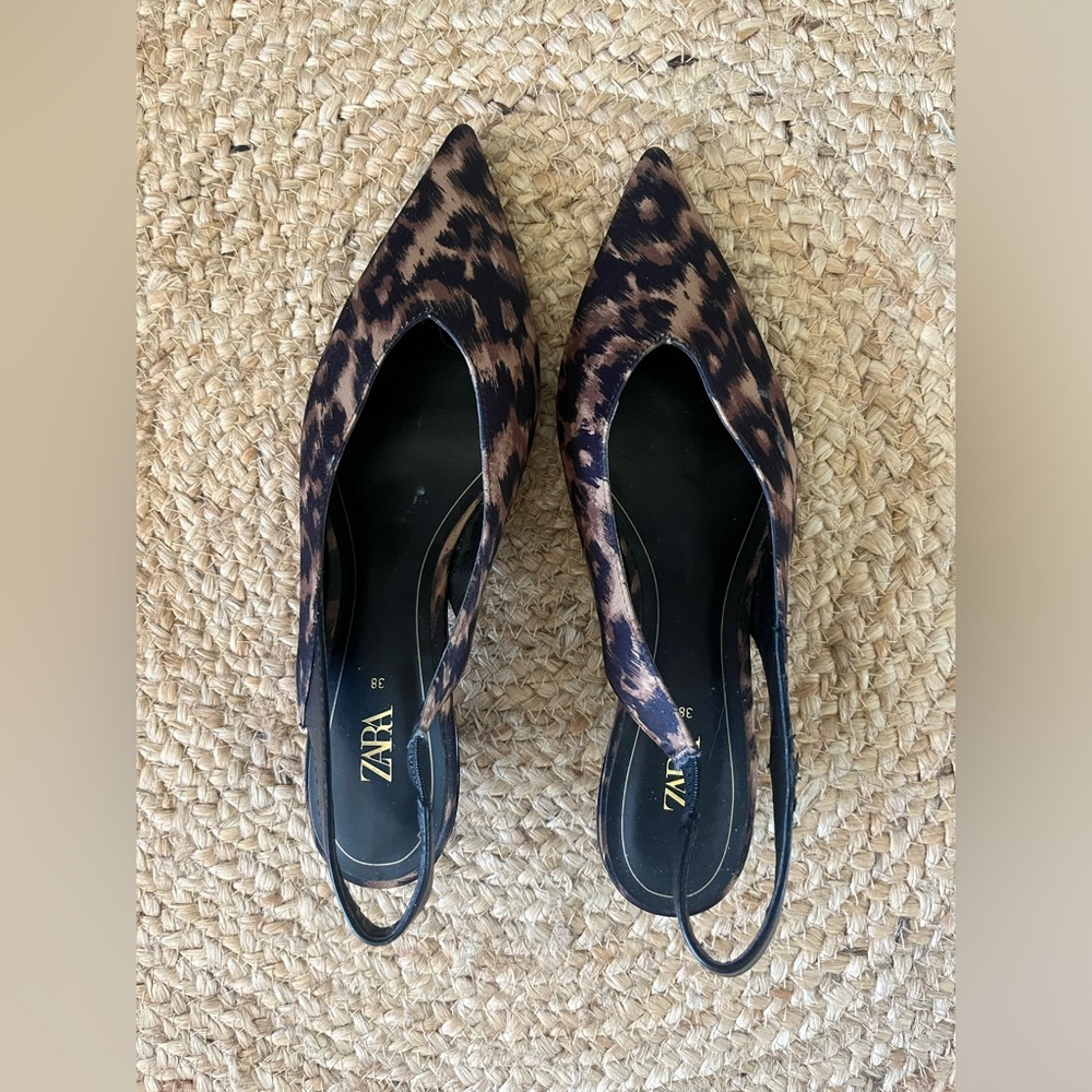 Zara slingback heels sz 38